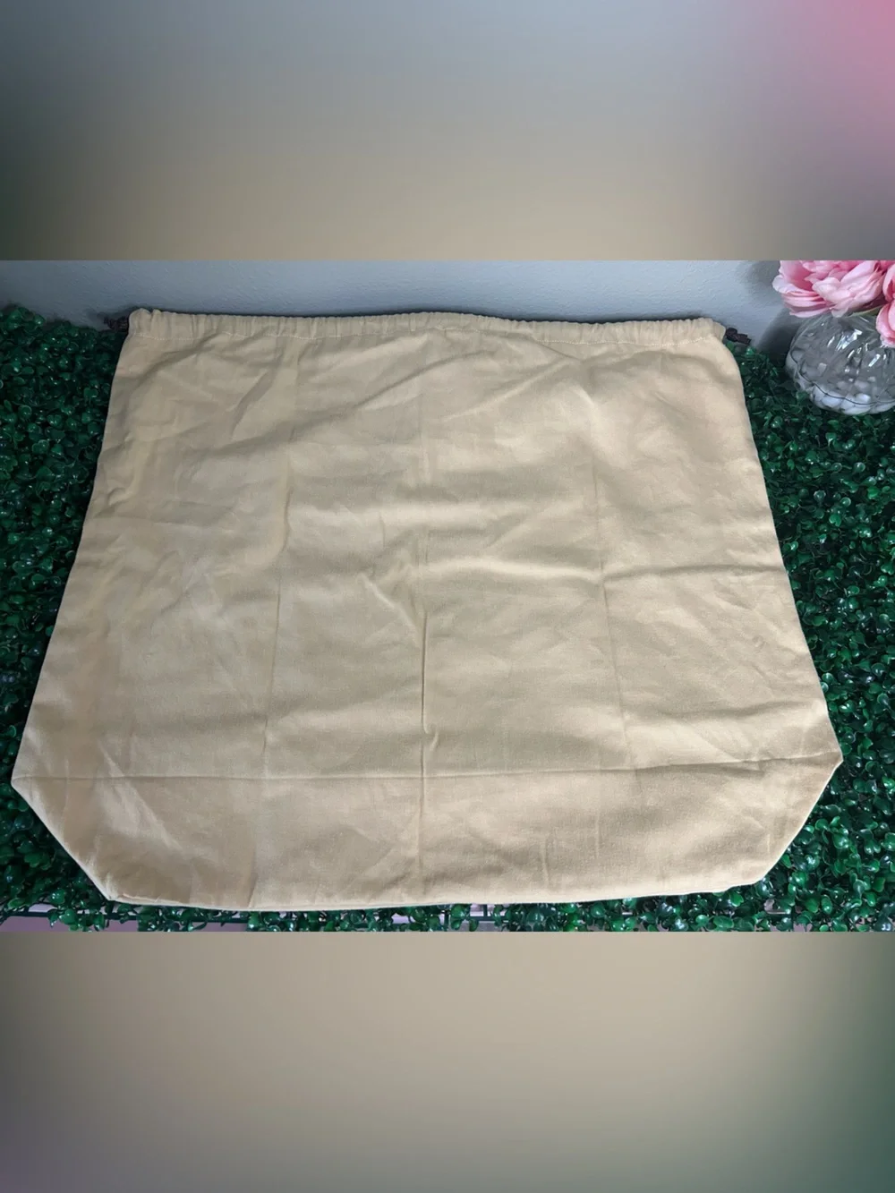 Louis Vuitton Large Drawstring Dust Bag Cover Storage Bag 23” x 20”
